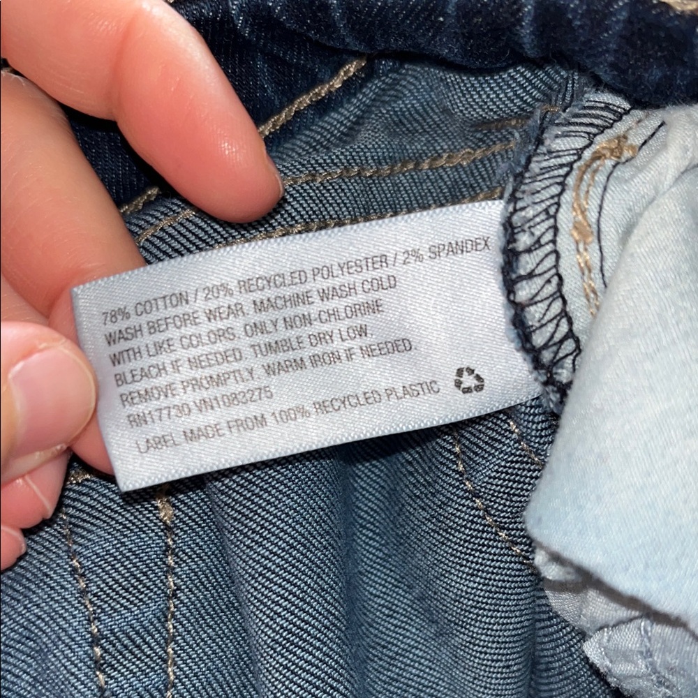 Sonoma, Old navy, & Cherokee girls Blue and Embroidered Jeans Trio - Picture 11 of 12
